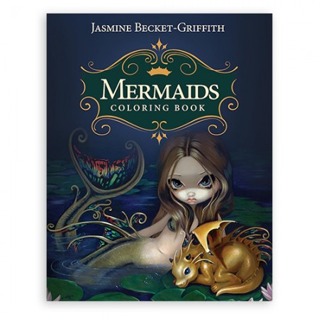 Mermaids Spalvinimo knyga Blue Angel